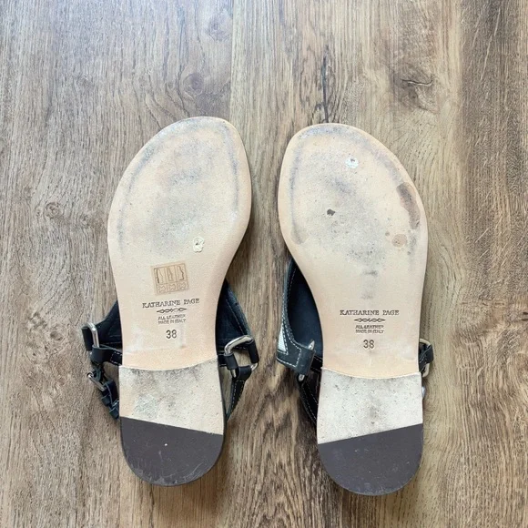 Katharine Page Equestrian Inspired Sandals - Picture 3 of 3